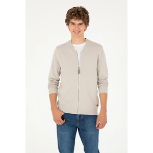 U.S. Polo Assn. Erkek Taş Melanj Hırka (Triko) 50292875-VR225