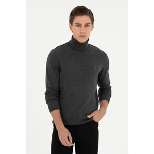 U.S. Polo Assn. Erkek Antrasit Melanj Kazak /Triko 50288884-VR081