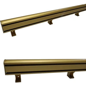 Dekoratif Perde Ray Kornişi alüminyum 2 Kanallı