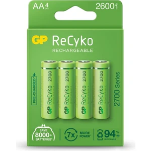 Gp Aa 2600 Mah Şarjlı Kalem Pil 4'lü Paket Kalem