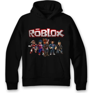 Ada Bebek Çocuk Unisex Oversize Roblox Baskılı Çocuk Sweatshirt