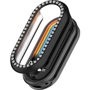 Xiaomi Mi Band 8 / Band 9 Kenar Taşlı Kasa Koruyucu (Ekran Koruyucusuz)