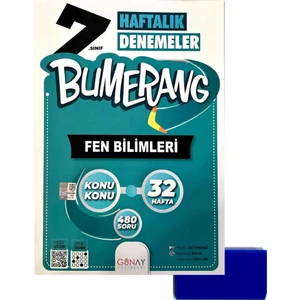 Günay Yayınları 7. Sınıf Bumerang Fen Bilimleri Branş Deneme – Silgi