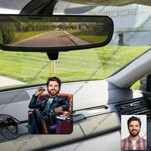 Wonder Like Paşa Bey Ahşap Tasarımlı Araba Dikiz Ayna Süsü