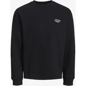 Jack & Jones Jorbronx Erkek Siyah Sweatshirt 12262880-BLACK