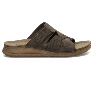 608025.M4PR Kahverengi Erkek Terlik