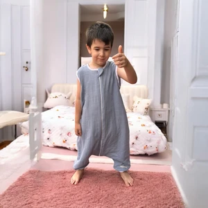 Çift Kat Müslin Uyku Tulumu, Pamuk, , Rahat Kalıp