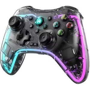 Joystick Pc Ps3 Ps4 Uyumlu 8 Renkli Oyun Kolu Gyro Eksenli Turbo Çift Titreşimli