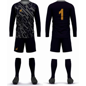 Kaleci Forma Takımı,forma,şort,çorap Zenga Model 3 Lü Set (Süngersiz)