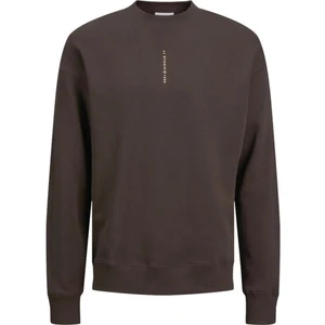 Jack & Jones Jjmıcah Sweat Crew Neck Kahverengi 12256808