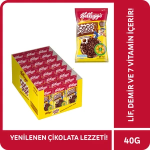 Coco Pops Topları 40 Gr x 24 Adet, Lif, Demir ve 6 Vitamin Kaynağı