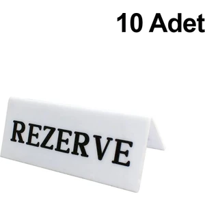 Masaüstü Rezerve Yazısı (10 Adet)