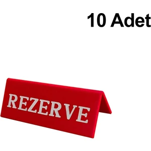 Masaüstü Rezerve Yazısı (10 Adet)