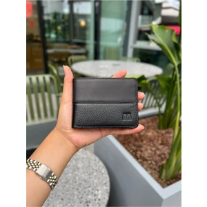 Mft Leather Prag Hakiki Deri Cüzdan Siyah (5317)