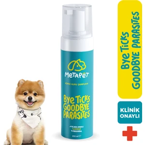 Köpek Kuru Şampuan, Bit Pire Dış Parazit Damlası  Önleyici Tasması Tarağı Ile Kullanılabilir, 200 ML