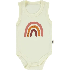 Civil Baby Kız Bebek Çıtçıtlı Badi 1-36 Ay Fildişi