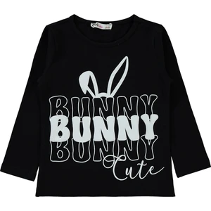 Civil Girls Kız Çocuk Sweatshirt 2-5 Yaş Siyah