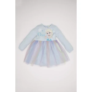 Kız Bebek Frozen Uzun Kollu Tütü Etekli Elbise D2558A524AU