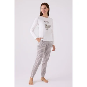 Kadın Beyaz Pijama Takımı
