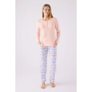 Kadın Pembe Pijama Takımı