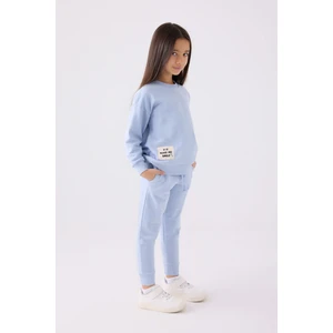 Kız Çocuk Eşofman Takımı RP3499 Mavi