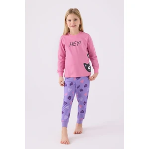 Rolypoly Kız Çocuk Pembe Pijama Takımı