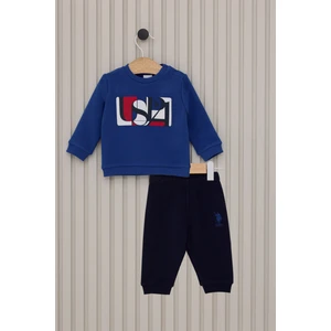 U.S. Polo Assn. Erkek Bebek 2'li Takım Cobalt