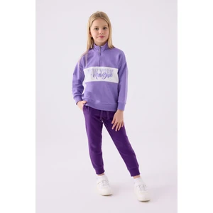 Kız Çocuk Eşofman Takımı RP3485 Lila