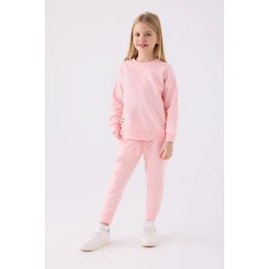 Kız Çocuk Pembe Eşofman Takımı