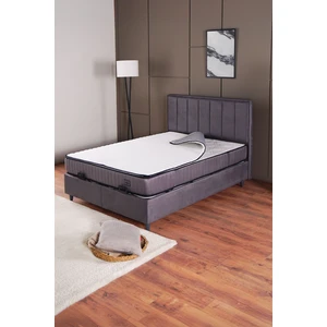 Kilim Mobilya Royal Plus Sandıklı Baza Başlık Paket Yaylı Pedli Yatak Seti Antrasit