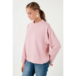 Streç Bisiklet Yaka Oversize Fit Scuba Sweat