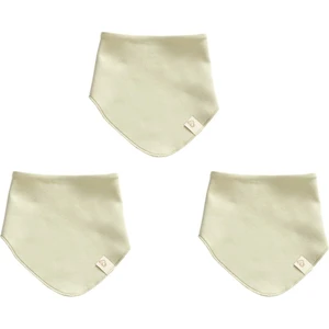 Tiny Lamb Caramel Bebek Bandana Önlük %100 Pamuk ve Çıtçıtlı Bebek Boyunluğu