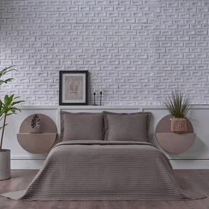 Doqu Home Otto Yatak Örtüsü Tek Kişilik - Koyu Gri