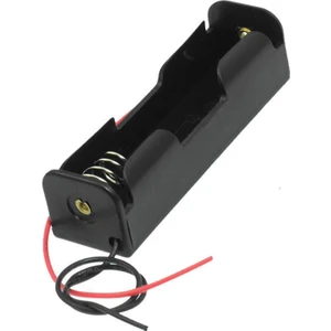 Tekli 1 Li 18650 Pil Yuvası Kablolu Tutucu 3.7V Pil Şarj Kutusu