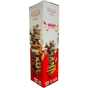 54 Parça Vale Wooden Graditi Ahşap Denge Oyunu