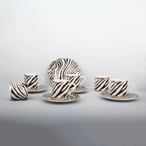 Zebra 6 Kişilik Türk Kahve Fincan Takımı
