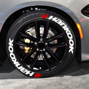 Hankook Lastik Yazısı 2.5 cm Orijinal Kauçuk 3D Lastik Sticker