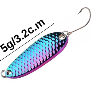 Kaşık 5g/3.2c.m Çok Renkli Yapay Yem, Spin, Rapala, Jig Yem, Zoka Yem, Alabalık, Çinekop, Levrek, Lüfer, Palamut, Zargana, Turna, Zoka Yem
