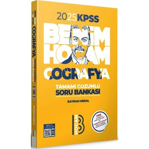 Benim Hocam Yayınları 2025 KPSS Coğrafya Tamamı Çözümlü Soru Bankası