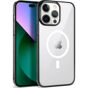 Techno Guru iPhone 13 Pro Kılıf Şık Tasarımlı Wireless Şarj Özellikli Pixel Magsafe Kapak