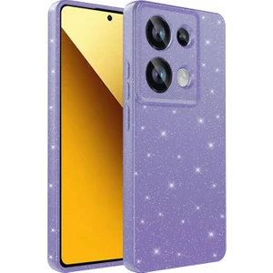 Techno Guru Redmi Note 13 Pro 4g Kılıf Kamera Korumalı Simli Lüks Koton Kapak