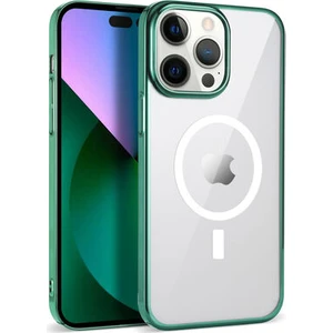 Techno Guru iPhone 13 Pro Kılıf Şık Tasarımlı Wireless Şarj Özellikli Pixel Magsafe Kapak