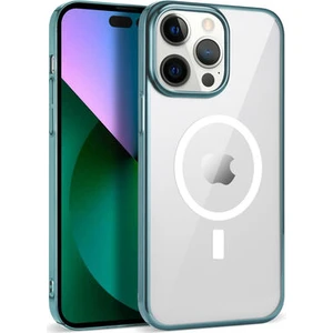 Techno Guru iPhone 14 Pro Kılıf Şık Tasarımlı Wireless Şarj Özellikli Pixel Magsafe Kapak