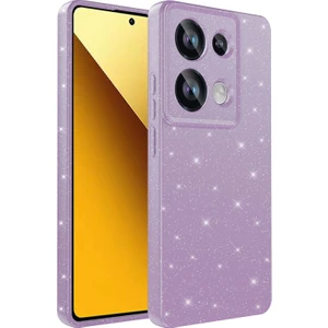 Techno Guru Redmi Note 13 Pro 4g Kılıf Kamera Korumalı Simli Lüks Koton Kapak