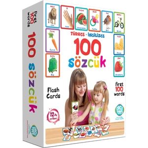 Circle Toys Türkçe İngilizce 100 Sözcük Kartları