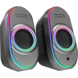 Rms-X3 2.0 6W Bluetooth Özellikli Siyah Multimedia Rgb Işıklı Gaming USB Speaker