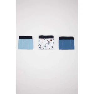 Erkek Çocuk Desenli 3'lü Boxer C7757A824SM