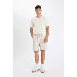 Slim Fit Dar Kesim Esnek Belli Basic Düz Şort B1382AX24SM