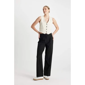 Standart Boy Klasik Pantolon Wide Leg Geniş Bol Paça Basic Düz Yüksek Bel C6402AX24AU