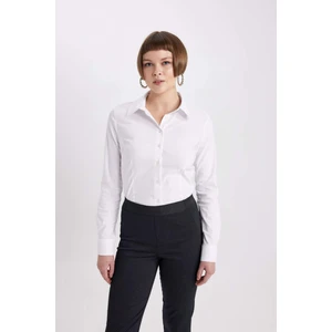 Regular Fit Basic Düz Uzun Kollu Gömlek I5278AZ24SP